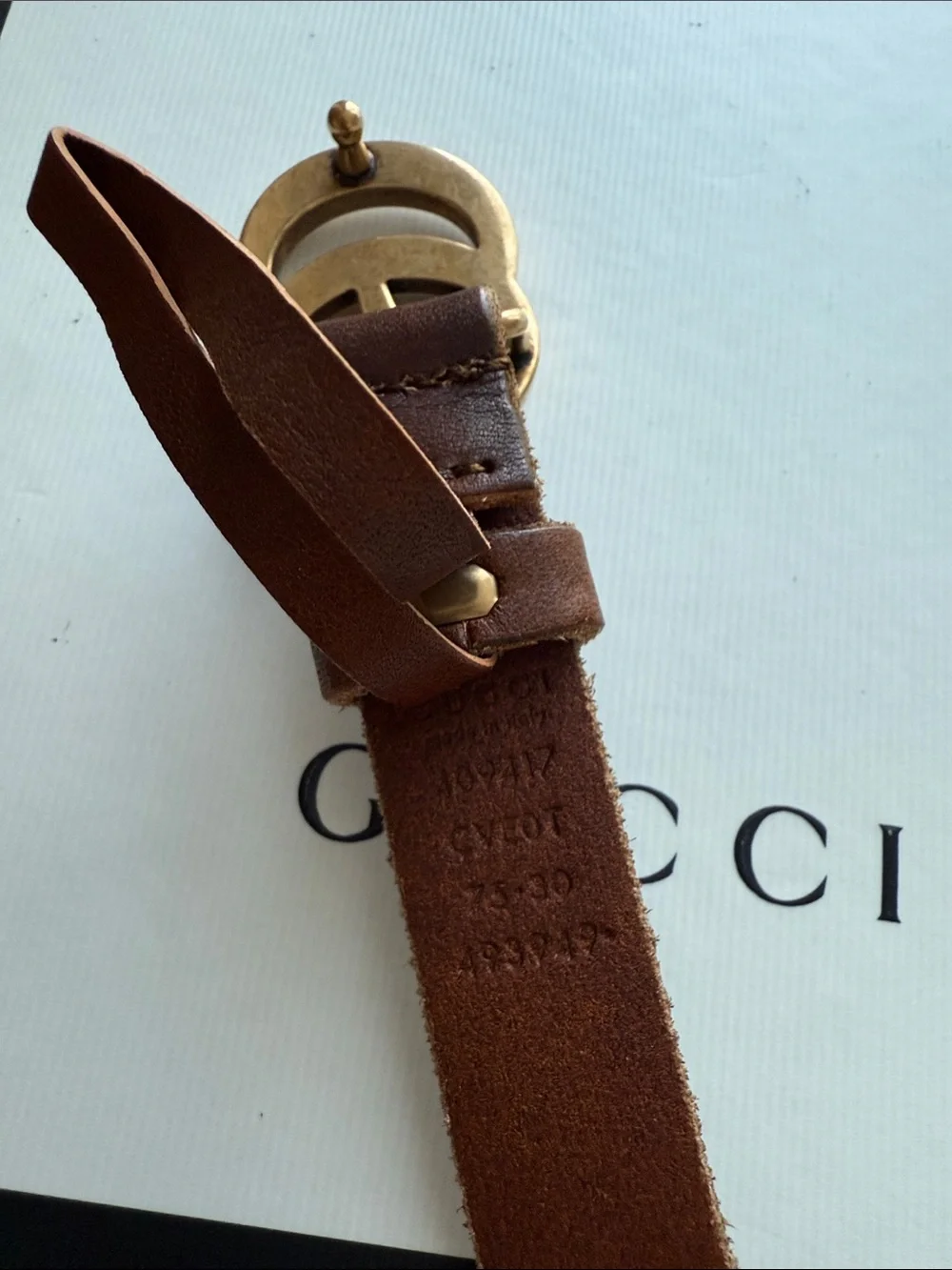 Gucci GG Marmont thin belt